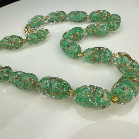 Venetian Rare Glass Necklace - Picture 1 of 5